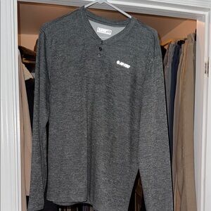 Men's Dark Gray Long Sleeve Hi-Tec Shirt